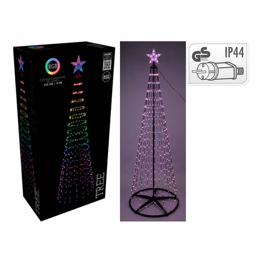 Christmas Tree BASIC & CO RGB Metal Plastic Christmas LED-0